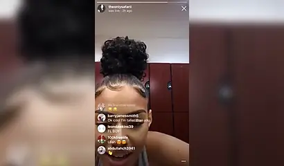 Enticing black vixen twerks and makes those big fat cheeks clap on the camera