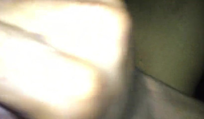 Thick black girl sucks on dick all over and makes sure to lick on the balls too