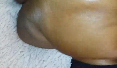 Lusty ebony amateur slobbers on a massive black dick and takes it in her wet cunt