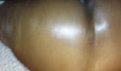 Lusty ebony amateur slobbers on a massive black dick and takes it in her wet cunt