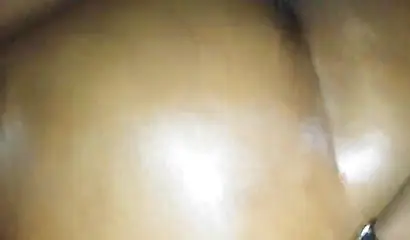 Lusty ebony amateur slobbers on a massive black dick and takes it in her wet cunt