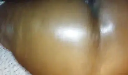 Lusty ebony amateur slobbers on a massive black dick and takes it in her wet cunt