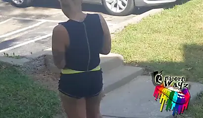 Inked black chick with short hair has her pussy licked and drilled rough and hard