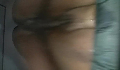 Horny amateur black babe has her dripping wet pussy drilled by a big hard cock