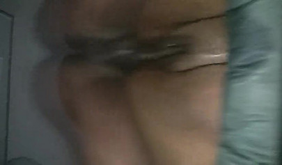 Horny amateur black babe has her dripping wet pussy drilled by a big hard cock