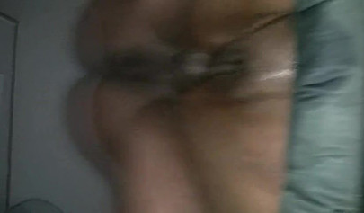 Horny amateur black babe has her dripping wet pussy drilled by a big hard cock