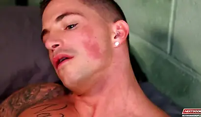 Dominant black babe fucks a guy in jail with a strapon before he fucks her hard