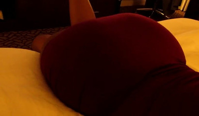 Chubby ebony amateur with monster curves impaled rough on a stiff black schlong