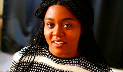 Cute and chubby ebony chick pleasures a big black cock with her mouth and sex toys