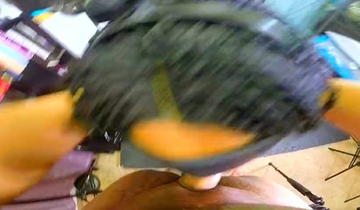 Cute and chubby ebony chick pleasures a big black cock with her mouth and sex toys