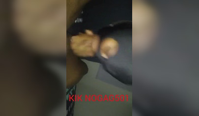 Naughty black amateur girl with a face mask loves giving a long and sloppy blowjob