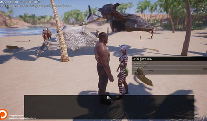 Ebony chicks take huge black dicks in a video game and they seem to love it