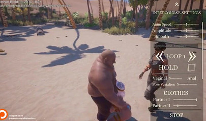 Ebony chicks take huge black dicks in a video game and they seem to love it