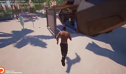 Ebony chicks take huge black dicks in a video game and they seem to love it