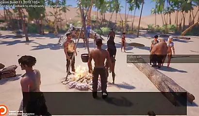 Ebony chicks take huge black dicks in a video game and they seem to love it