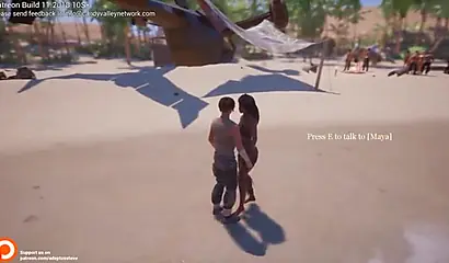 Ebony chicks take huge black dicks in a video game and they seem to love it