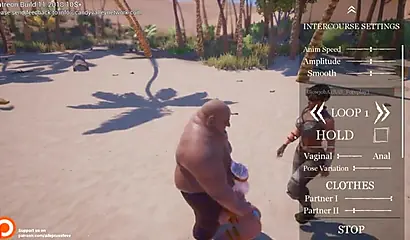 Ebony chicks take huge black dicks in a video game and they seem to love it