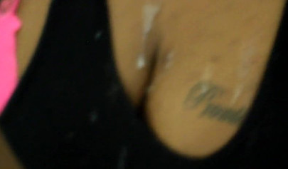 Teenage ebony sweetie with a big ass sucks a dick and then gets fucked in it