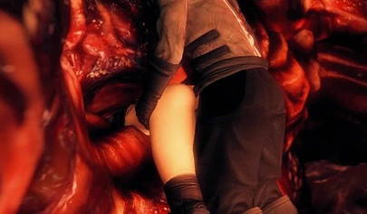 Anime busty chicks get their holes ravaged by 3-D big black dicks and love it