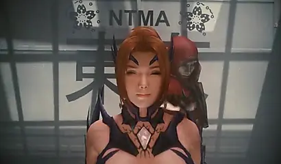 Anime busty chicks get their holes ravaged by 3-D big black dicks and love it