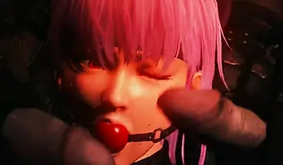 Anime busty chicks get their holes ravaged by 3-D big black dicks and love it