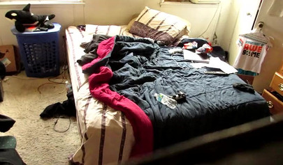 Naughty black amateur chick bends over for a long and hard doggy style fucking