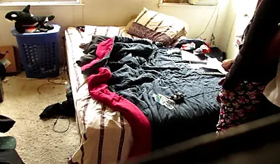 Naughty black amateur chick bends over for a long and hard doggy style fucking