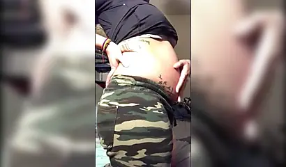 Naughty ebony teenager gives a kinky fetish performance drinking soda and burping