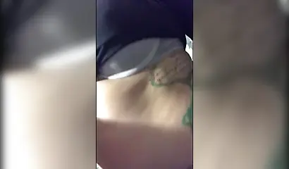 Naughty ebony teenager gives a kinky fetish performance drinking soda and burping