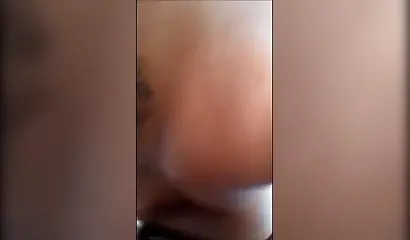 Curvy inked ebony girl gives a long wet and sloppy blowjob to a big black cock