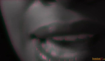 JOI video with a dominant ebony babe with big round tits wearing sexy lingerie