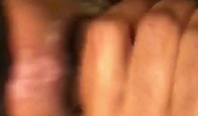 Horny and kinky masked black chick deepthroats and chokes on a massive hard dick