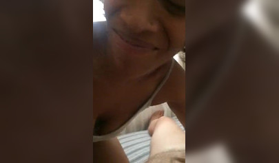 Stunning black chick enjoys sucking a fat white meat before being pounded hard