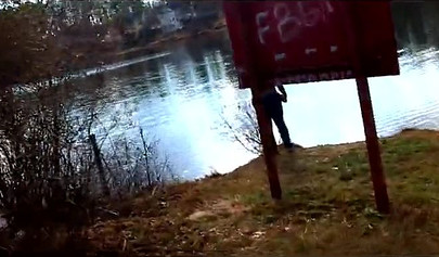 Curvy and adorable black teenie gives an outdoor blowjob and fucks doggy style