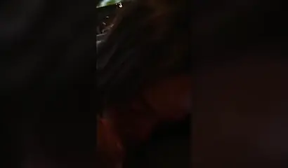 Black babe has no shame as she is filmed on camera phone while sucking a dick