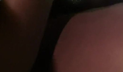 Short-haired amateur ebony gives her man a rimjob before her pussy is drilled