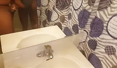 Black teen is gifted cock sucker but she also likes it when her pussy is banged