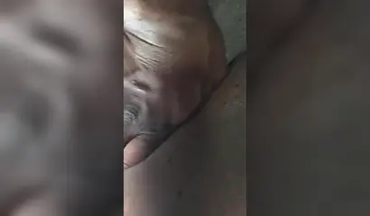 BBW black amateur seduces her Uber driver an masturbates by rubbing her pussy