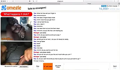 Submissive ebony amateur with enormous tits masturbates in her sex webcam show