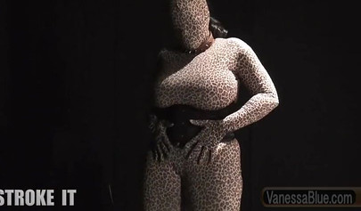 Black MILF with giant tits is so happy when a massive dick is drilling her ass