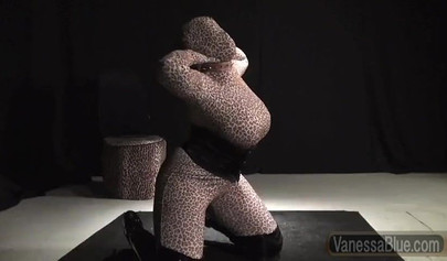 Black MILF with giant tits is so happy when a massive dick is drilling her ass