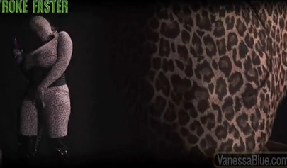 Black MILF with giant tits is so happy when a massive dick is drilling her ass