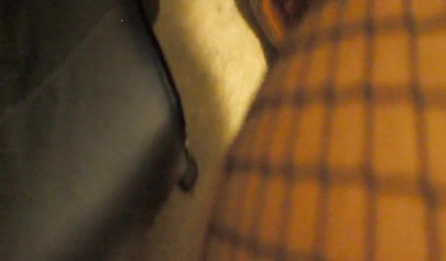 Black amateur in fishnets gives a fantastic blowjob before her pussy is drilled