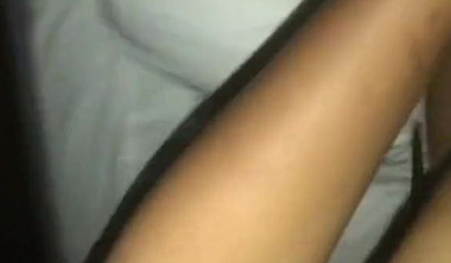 Chubby amateur ebony chick with a huge ass takes a stiff shaft deep in her cunt