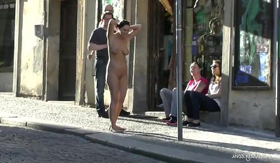 Compilation of naked black chicks strolling in public and showing their hot bodies