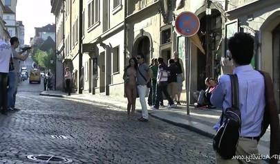 Compilation of naked black chicks strolling in public and showing their hot bodies