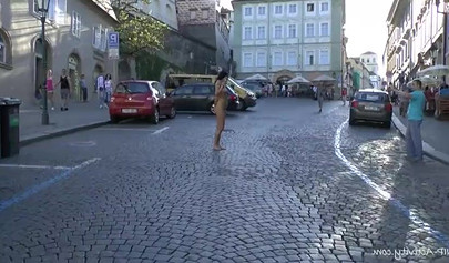 Compilation of naked black chicks strolling in public and showing their hot bodies