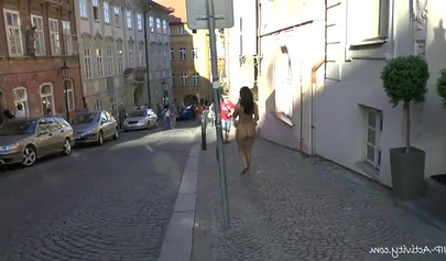 Compilation of naked black chicks strolling in public and showing their hot bodies