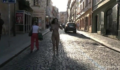 Compilation of naked black chicks strolling in public and showing their hot bodies