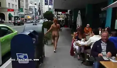 Compilation of naked black chicks strolling in public and showing their hot bodies